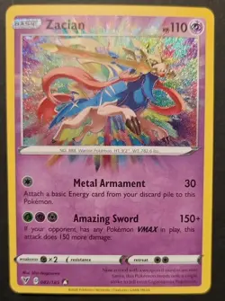 Zacian 082/185 Vivid Voltage NM - Mint Amazing Rare Card Pokemon TCG English - Image 1