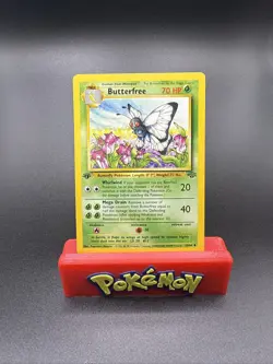 Butterfree 33/64 Jungle 1st Edition “d” Error - Pokemon Vintage Near Mint - Image 1