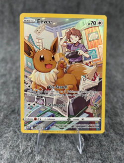 Pokemon TCG Swsh09: Brilliant Stars Trainer Gallery Eevee TG11/TG30 LP - Image 1