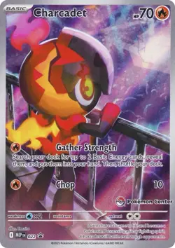Charcadet - 022 (Pokemon Center Exclusive) 022 Me: Mega Evolution Promo Holo for sale online - Image 3