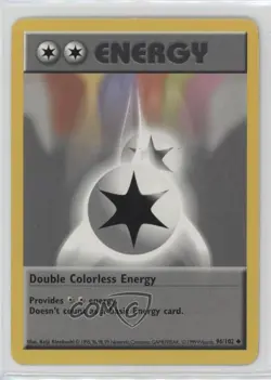 Double Colorless Energy Shadowless Pokemon Base Set #96 1999 - Image 1