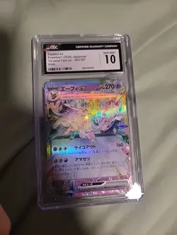 Pokemon Espeon ex holo #63 Terastal Festival ex Japanese - CGC 10 Gem Mint - Image 1