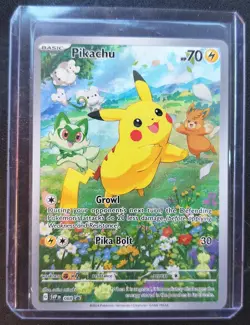 Pokemon Pikachu TCG Holo Promo Card SV088 Scarlet Violet Base - Image 3