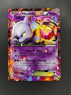 Pokemon TCG English Card XY Promos Mewtwo EX XY107 Holo - Image 1