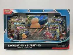 Pokemon Trading Card Game Snorlax ex and Blissey ex Special Collection Box - Image 1