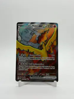 Team Rocket's Moltres ex #208/182 Destined Rivals NM/Near Mint Pokemon 2025 - Image 1