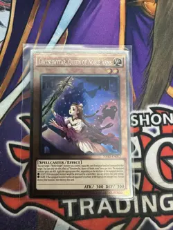 Yugioh Gwenhwyfar, Queen of Noble Arms NKRT-EN012 Platinum Rare LP - Image 1