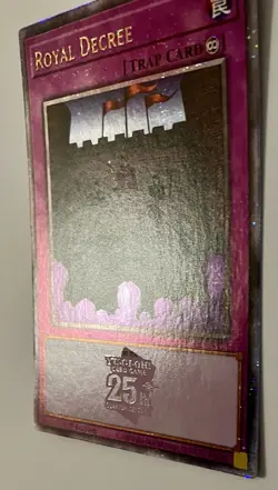 Yu-Go-Oh Royal Decree Quarter Century Secret Rare 25th Prismatic RA04-EN113 🔥 - Image 5