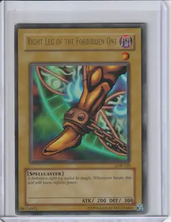 Yu-Gi-Oh! TCG Right Leg of the Forbidden One LOB-120 - Image 1