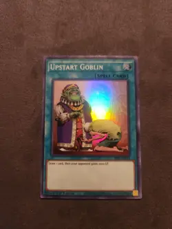 YuGiOh! Upstart Goblin SESL-EN043 Super Rare 1st Ed NM - Image 1