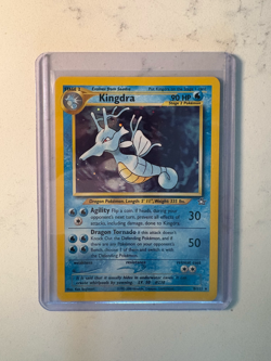 Kingdra 008/111 Holo Unlimited Lightly Played Neo Genesis Pokemon Card TCG - Image 1