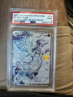 Pokemon TCG Reshiram Celebrations Classic Collection Card 113/114 PSA 9 - Image 1