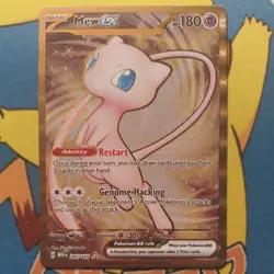 Mew EX 205/165 Metal Card Mew-151 Ultra Premium Collection - Image 1