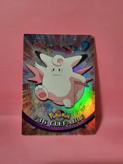 Topps Pokemon #36 Clefable HOLO/FOIL CARD - TV Animation Edition, 1999 - Image 1