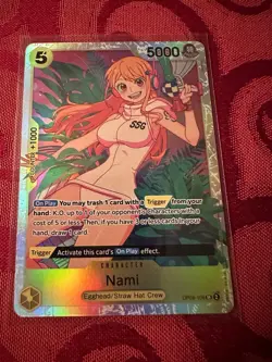 One Piece Nami OP08-106 SR Super Rare Two Legends Card English NM - Image 1