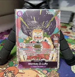 One Piece Monkey D Luffy OP07-073 BANDAI CARD GAMES Fest Promo Card English - Image 1