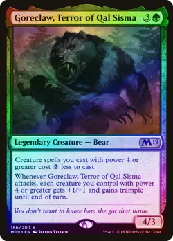 Goreclaw, Terror of Qal Sisma FOIL Core Set 2019 / M19 NM Rare CARD ABUGames - Image 1