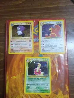 Lot Of 3 Cards: Poliwrath Holo 9/75,Meganium Holo 11/111,And Ursaring 15/75 Holo - Image 1