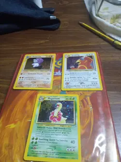 Lot Of 3 Cards: Poliwrath Holo 9/75,Meganium Holo 11/111,And Ursaring 15/75 Holo - Image 2