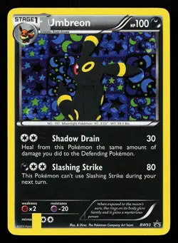 Umbreon BW93 Holo Black & White Promo Pokemon Card - Image 1