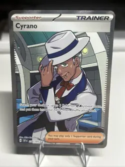 Pokemon TCG Cyrano 230/191SV08: Surging Sparks Holo Ultra Rare Collectible Card - Image 1