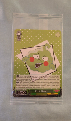 WeiB (Weiss) Schwarz Card Mob Psycho Petit Dimple PR - Image 1