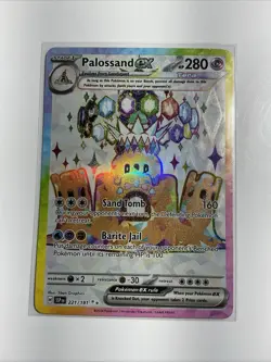 Palossand ex 221/191 Sv08: Surging Sparks Holo Pokemon TCG Ultra Rare Card - Image 1