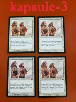 4x Fresh Volunteers | Mercadian Masques | MTG Magic Cards - Image 1
