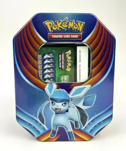 Pokemon Glaceon GX Tin Promo Code Card EMPTY Replacement Display Box Eeveelution - Image 1
