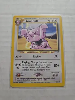 Granbull Neo Genesis Pokemon Card 37/111 Regular Unlimited Uncommon - Image 1