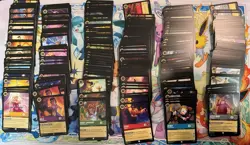 Disney Lorcana Fabled Complete Common & Uncommon Play Set x4 each 504x Cards - Image 1