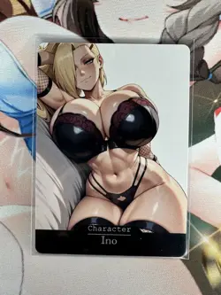 Ino Naruto hentai Anime Doujin Waifu Custom Art Card - Image 1