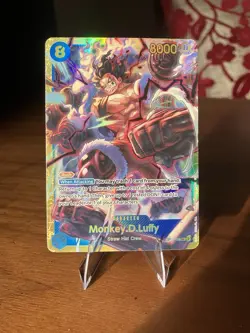 Monkey.D.Luffy OP11-118 a Fist of Divine Speed Foil Secret Rare Card - Image 1