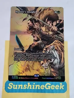 Hunter's Insight (Borderless) Marvel Universe Eternal-Legal Foil for sale online - Image 1