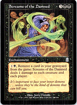 Screams Of The Damned Magic The Gathering Odyssey Near Mint - Image 1