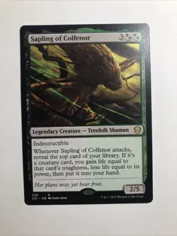 Sapling of Colfenor - Commander 2021 Rare NM (Pack Fresh) MTG TCG - Image 1