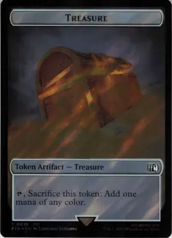 Moogle (0034) // Treasure (0036) Double-Sided Token (Surge Foil) T FINAL FANTASY - Image 1