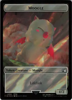 Moogle (0034) // Treasure (0036) Double-Sided Token (Surge Foil) T FINAL FANTASY - Image 2