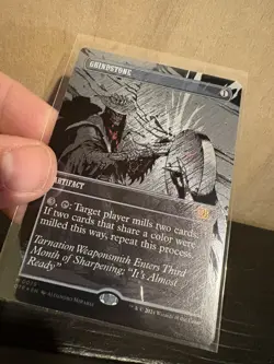 Grindstone (Textured Foil) Outlaws of Thunder Junction: Breaking News Foil - Image 3