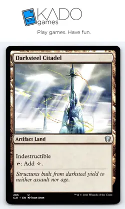 Commander 2021 #285 Darksteel Citadel - Image 1