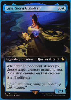 Lulu, Stern Guardian (Extended Art) FOIL Final Fantasy Commander NM (507198) - Image 1