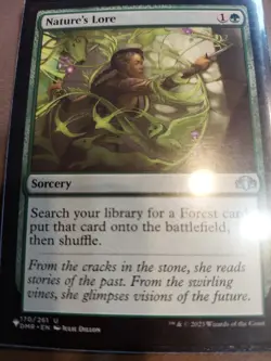Nature's Lore Dominaria Remastered Regular - Image 1