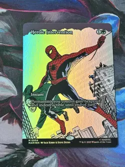 Heroic Intervention (Borderless) Marvel Universe Eternal-Legal Foil Spider-Man - Image 1