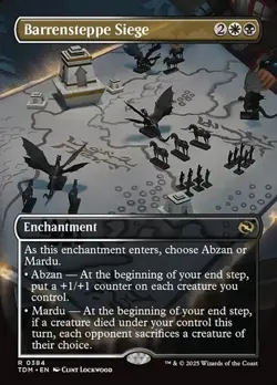 Barrensteppe Siege - Foil Extended Art TDM NM MTG - Image 1