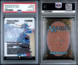 Warrior of Light Borderless Foil Final Fantasy MTG PSA 10 FCA 0017 M - Image 3