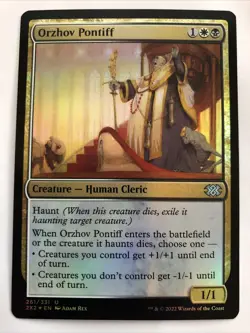 MTG Double Masters 2022 Orzhov Pontiff Foil 261/331 NM - Image 1