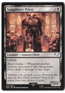 Sanguinary Priest 53 MTG 40K NM - Image 1