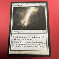 Magic the Gathering Avacyn Restored Terminus Sorcery Rare 38/244 NM - Image 2