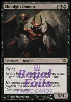 Bloodgift Demon 1x FOIL ISD MTG Innistrad Rare NM black - Image 1