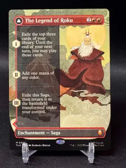 The Legend Of Roku (Borderless) MTG Avatar The Last Airbender - NM Regular - Image 1